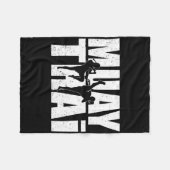 Tolles Muay-Thai-Design MMA-Kämpfer-Training Kickb Fleecedecke (Vorderseite (Horizontal))