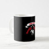 Tolles Muay-Thai-Kampfdesign Mma-Training Kickb Kaffeetasse (Vorderseite Links)