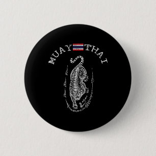 Tolles Muay Thai-Kickboxen Tiger - Männer Frauen  Button