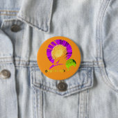 Tolles orangefarbenes Design Button (Beispiel)