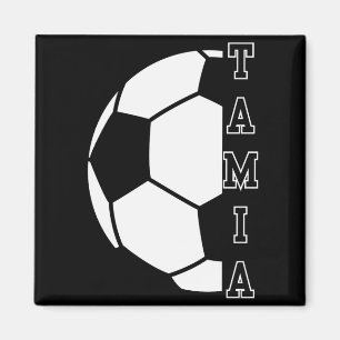 Tolles personalisierter Name Fußball Sport Kinder Magnet