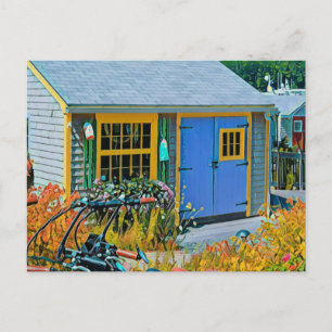 Tolles Radfahrbild Postkarte