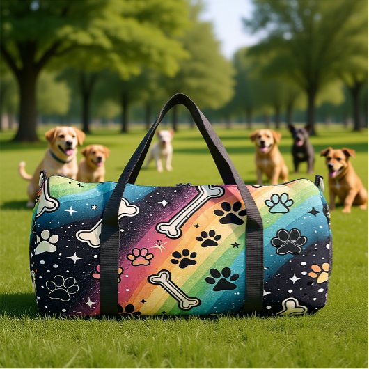 Tolles Regenbogen-Haustier-Abenteuer Duffle Bag