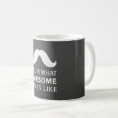 Tolles Schnurrbart Kaffeetasse (VorderseiteRechts)