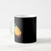 Tolles Sonnenuntergangs-Felsenklettern-Geschenk Fe Kaffeetasse (Vorderseite Links)