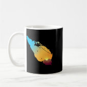 Tolles Sonnenuntergangs-Felsenklettern-Geschenk Fe Kaffeetasse (Links)