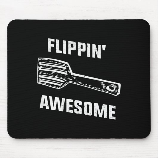 Tolles Spatula zum Wenden - Lustiger Bäcker oder K Mousepad (Vorne)