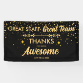 Tolles Team Tolles Personal Danke Schild | Mitarbe (Horizontal)