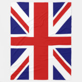 Tolles UK-Flagge, der Union Jack Fleecedecke (Vorderseite)