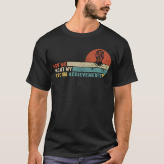 Tolles Vintage-Fecht-Geschenk-T-Shirt für stolze F T-Shirt