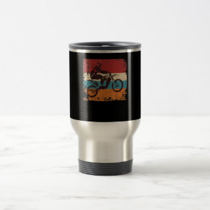 Tolles Vintage-Motocross-Geschenk für Motorradfans Reisebecher