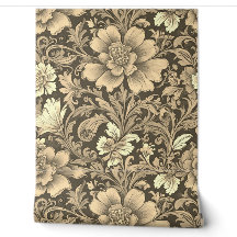 Tolles Vintage-Sepia-Blumenmuster