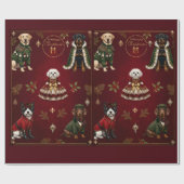 Tolles Weihnachten Matt Geschenkpapier (Flach)