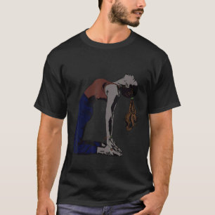 Tolles Yoga-Mädchen in Kamel-Pose T-Shirt