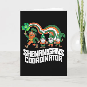 Tollheiten-Koordinator St. Patrick's Day Gnom Karte