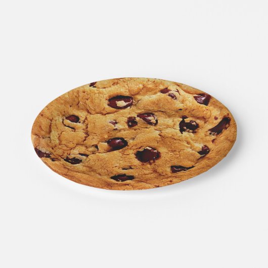 Tollhouse Cookie Pappteller (Schrägansicht)