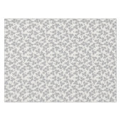 Tollpatschige Blumen in Grau Tischdecke (Vorderseite (Horizontal))