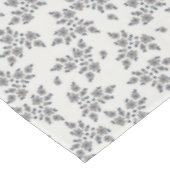 Tollpatschige Blumen in Grau Tischdecke (Schrägansicht)