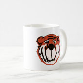 Tollpatschiger süßer Tigertasse Kaffeetasse (VorderseiteRechts)