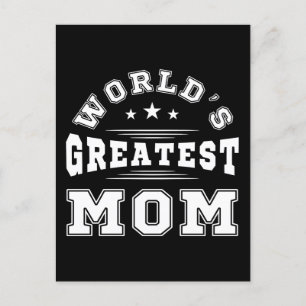 Tollste Mom-Typografie-Geschenk zum Muttertag Postkarte