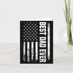 Tollster Papa Aller Zeiten USA-Flagge Lustiger Vat Karte