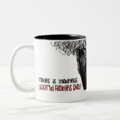 Tollwut ist Verrücktheit - stoppen Sie die Zweifarbige Tasse (Links)