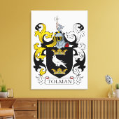 Tolman-Wappen Leinwanddruck (Insitu (Wohnzimmer))