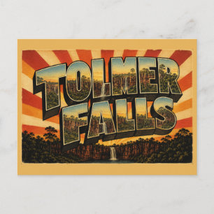 Tolmer Falls NT Australien Monsunwald Wasserfall Postkarte