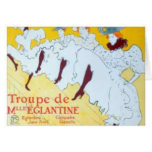 Tolouse Lautrec Dancing Girls Gelb