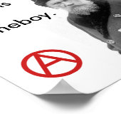 Tolstoi ist mein Homeboy_Anarchy Poster (Ecke)