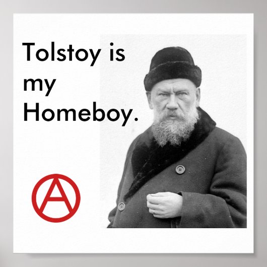 Tolstoi ist mein Homeboy_Anarchy Poster (Vorne)