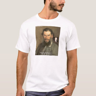 Tolstoi "Nietzsche = Stupid" Zitat Geschenke T-Shi T-Shirt