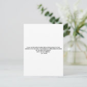 Tolstoi vegetarische Zitat Postkarte (Stehend Vorderseite)