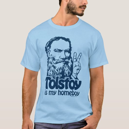 Tolstoy ist mein Homeboy-T - Shirt (Vorderseite)