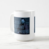 Tolstoys Gott Kaffeetasse (Vorderseite Links)