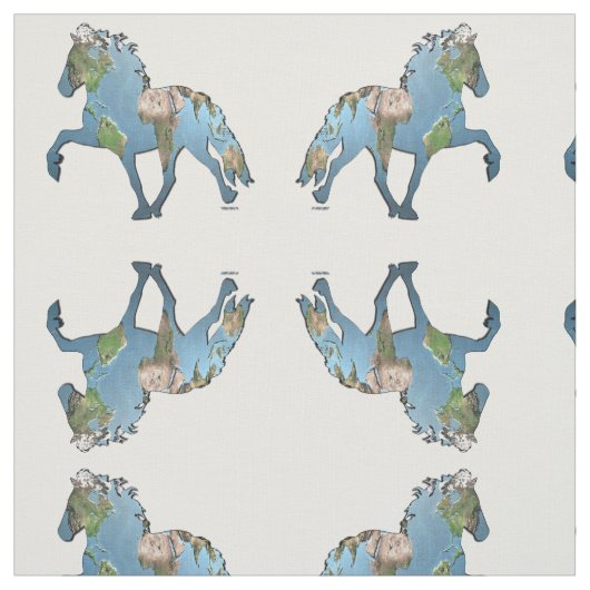 Tolt die Welt Stoff (Muster)