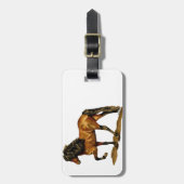 Tolt in Bewegung Zwei Gepäckanhänger (Vorderseite vertikal)