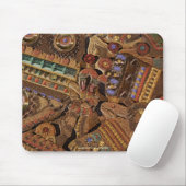 TOLTEC CARVING Ancient Culture Mousepad (Mit Mouse)