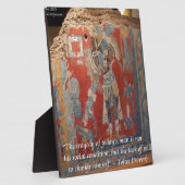 Toltec Empire Graphic & Famous Proverb Fotoplatte (Seite)