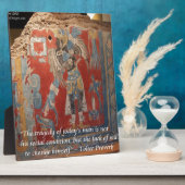 Toltec Empire Graphic & Famous Proverb Fotoplatte (Seite)