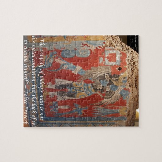 Toltec Empire Graphic & Famous Proverb Puzzle (Horizontal)