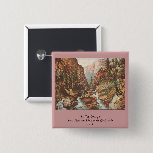 Toltec Schlucht Button (Vorne & Hinten)