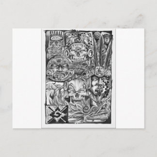 Toltec Warriors Postkarte