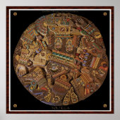 "TOLTECA" ART DRUCKER POSTER (Vorne)