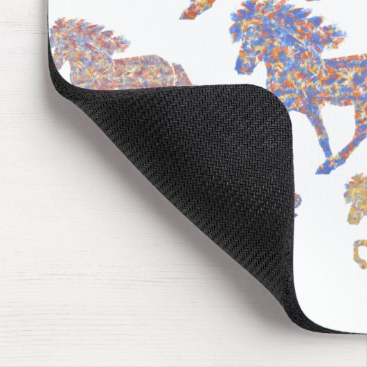 Tölter - Herde-Hochvormat Mousepad (Ecke)