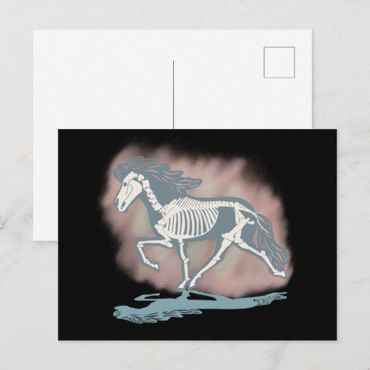 Tölter skeleton  postkarte (Vorne/Hinten)