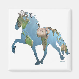 Toltet die Welt Magnet