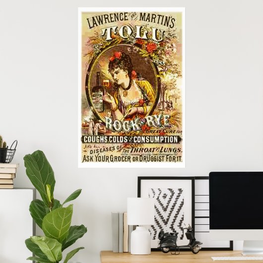 "Tolu Rock and Rye" Poster (Heimbüro)