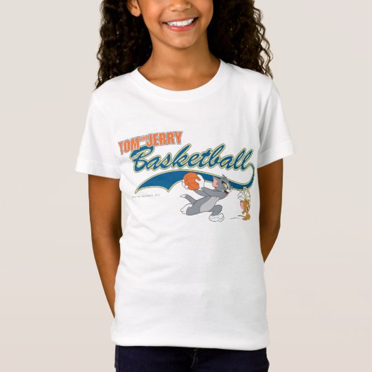 Tom and Jerry Basketball 5 T-Shirt (Vorderseite)