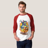 Tom and Jerry Classic Cartoon Chase T-Shirt (Vorne ganz)
